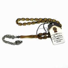 Gümüş Kaplama Alpaka Püsküllü Beyzi Kesim Ateş Tesbih