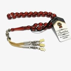 Alpaka Püsküllü Beyzi Kesim Ateş Tesbih