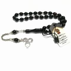 Gümüş Kaplama Alpaka Püsküllü Beyzi Kesim Sıkma Tesbih