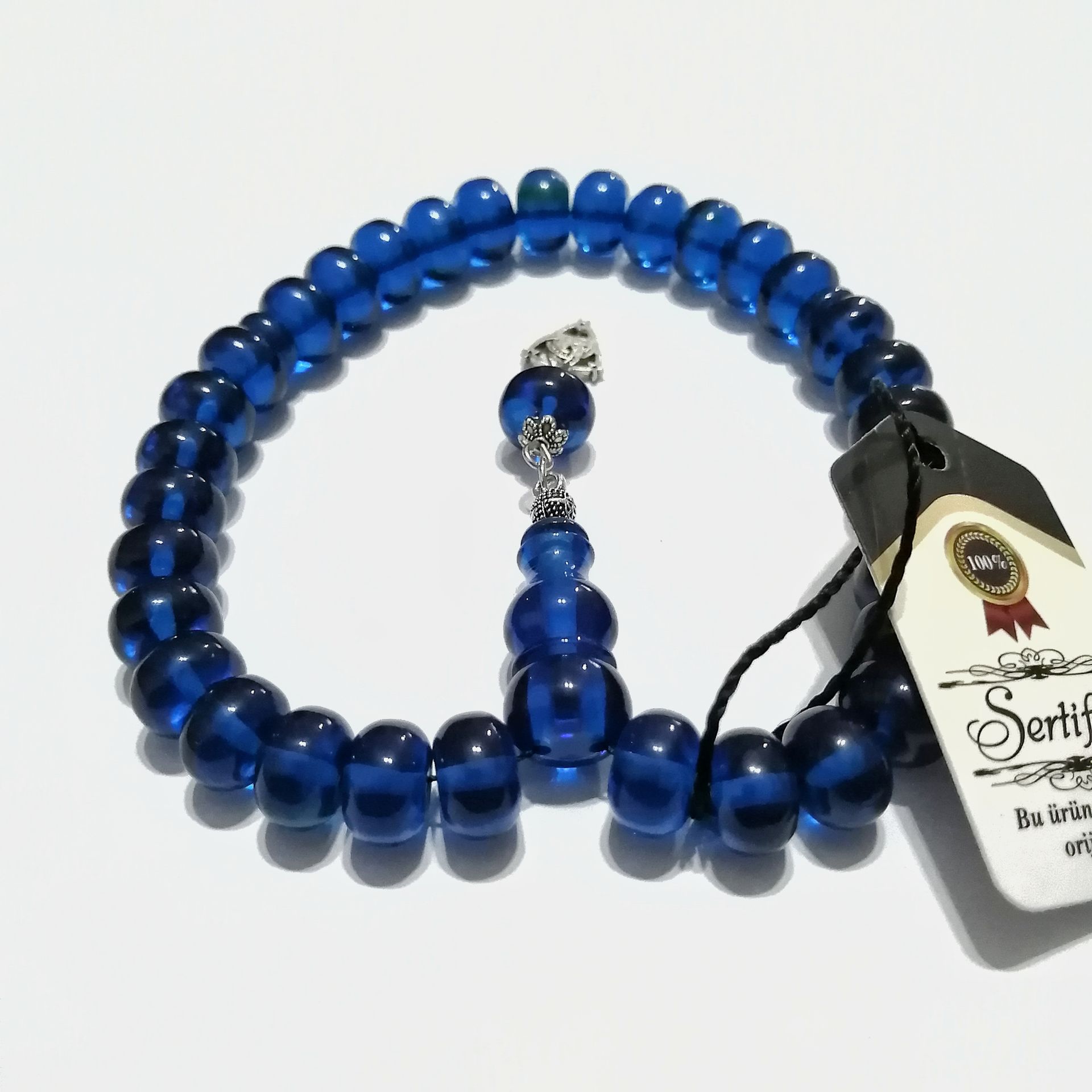 Alpaka Püsküllü Basık (Tekerlek) Kesim Bilekboy Katalin Tesbih