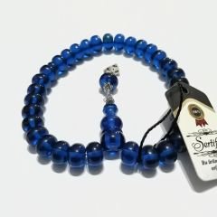 Alpaka Püsküllü Basık (Tekerlek) Kesim Bilekboy Katalin Tesbih