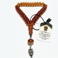 Alpaka Püsküllü Basık (Tekerlek) Kesim Bilekboy Katalin Tesbih